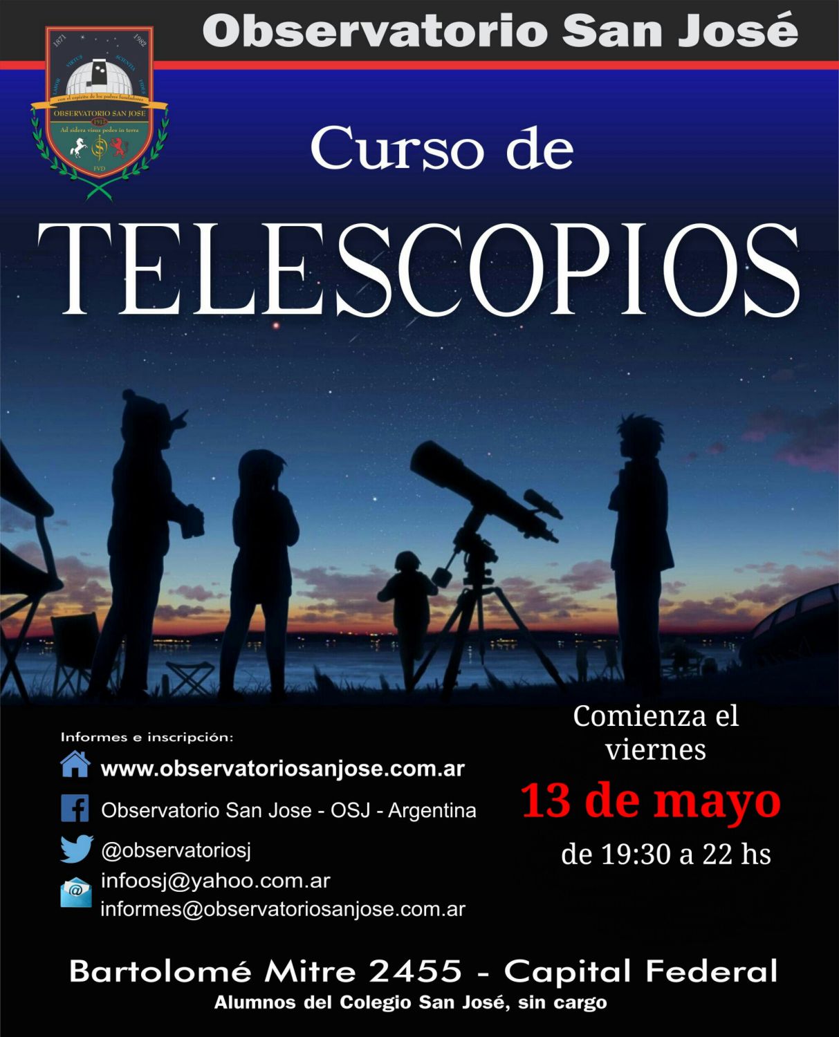 Actividades del Observatorio San José